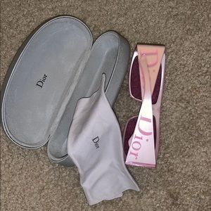 Dior Accessories - RARE Vintage Authentic Dior Pink Sunglasses Dior Accessories - RARE Vintage Authentic Dior Pink Sunglasses